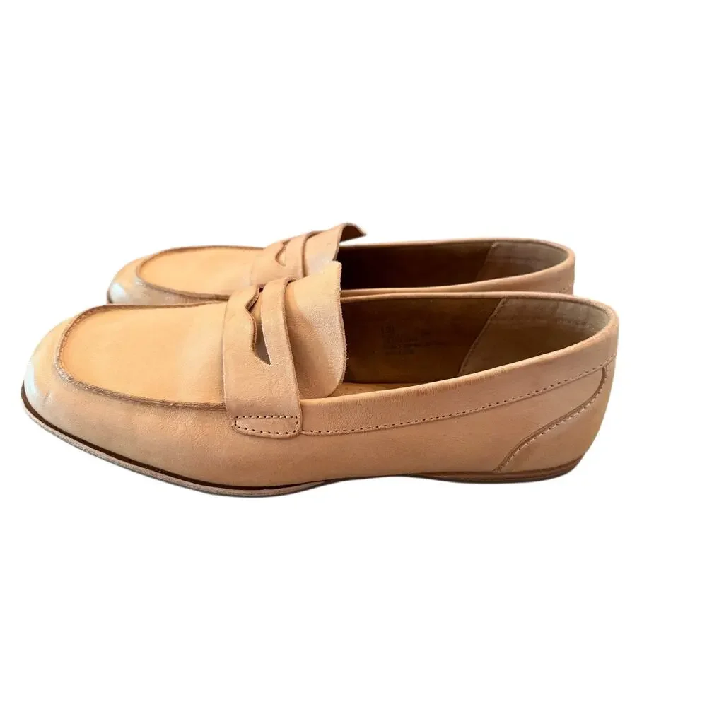 Kork-Ease Women's Light Brown Pisa Vacchetta Slip On Loafers Size 9.5 M